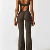 RIORA™ – ELEGANT JUMPSUIT MED V-ÅBEN RYG