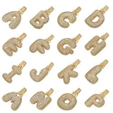 Pave Bubble Halskæde med Initial | 18k Guld