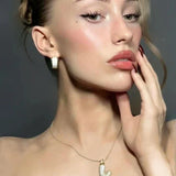 Pave Bubble Halskæde med Initial | 18k Guld