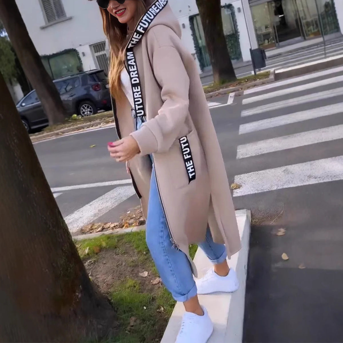 ÉLAN™ – LANG DAME HOODIE
